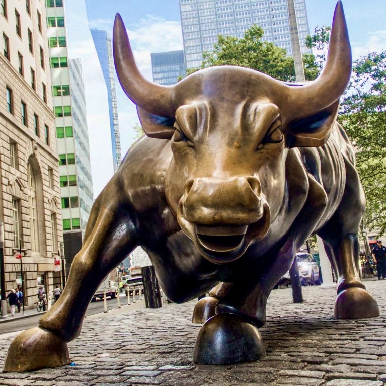 Stier auf der Wall street